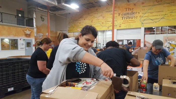 Dallas Media Team Helps North Texas Food Bank 3